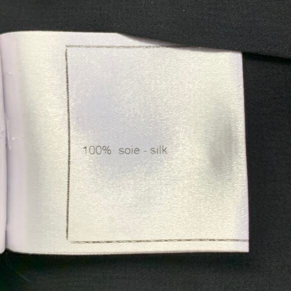 Cruise Size S Black Silk Pleated Sleeveless Knee Length Cocktail Dress - Picture 11 of 11